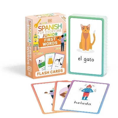 Spanish for Everyone Junior First Words Flash Cards -  Dk