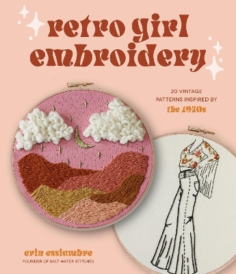 Retro Girl Embroidery - Erin Essiambre