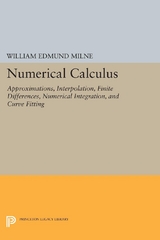 Numerical Calculus - William Edmund Milne