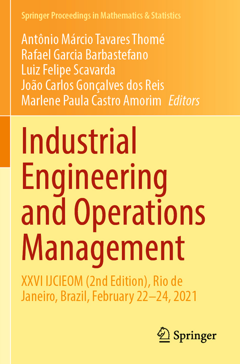 Industrial Engineering and Operations Management - 