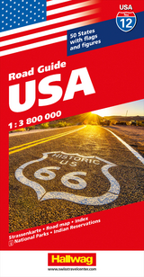 USA Strassenkarte 1:3,8 Mio. Road Guide No 12