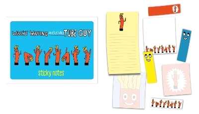 Wacky Waving Inflatable Tube Guy Sticky Notes - Gemma Correll