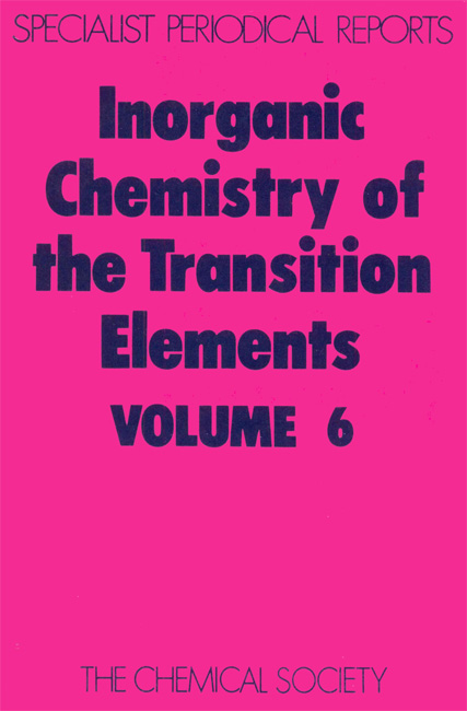 Inorganic Chemistry of the Transition Elements - 