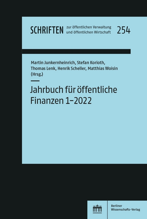 Jahrbuch für öffentliche Finanzen (2022) 1 - 