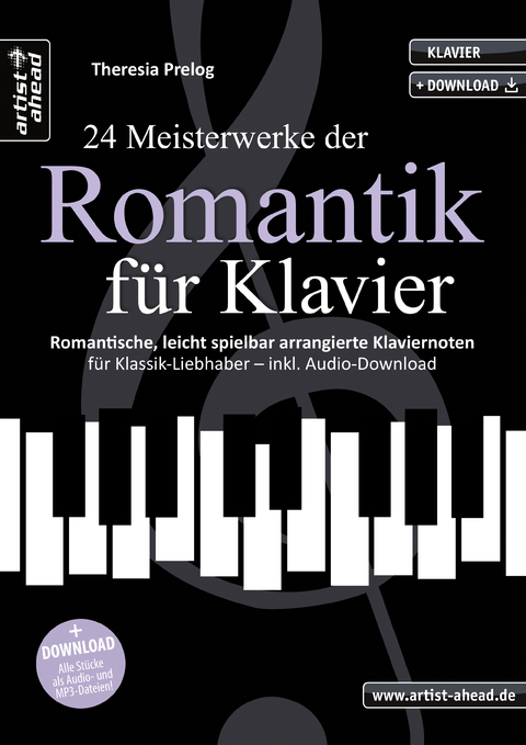 24 Meisterwerke der Romantik für Klavier - Theresia Prelog