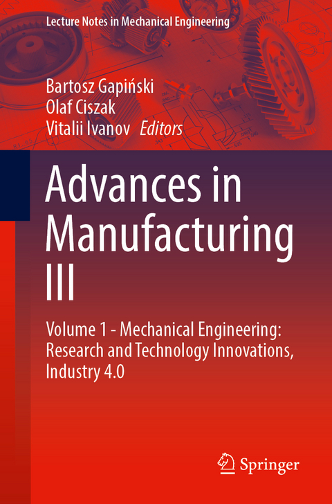 Advances in Manufacturing III - 