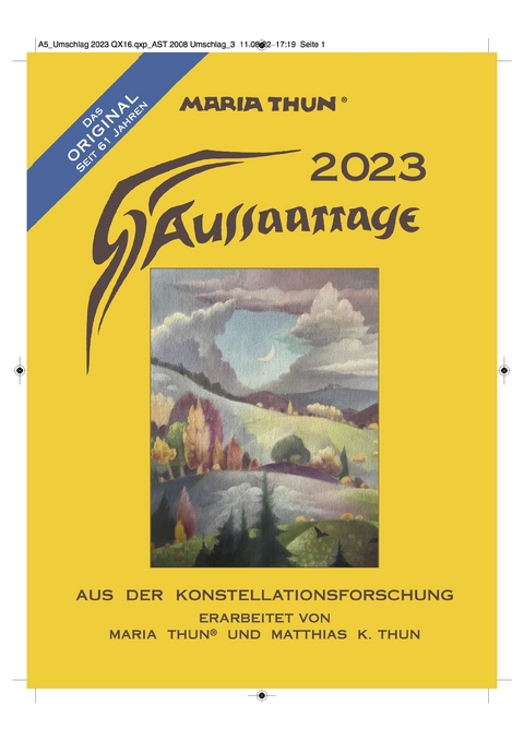 Aussaattage 2023 Maria Thun - Matthias K. Thun