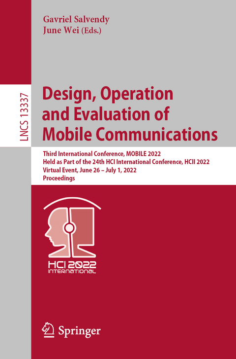 Design, Operation and Evaluation of Mobile Communications - 