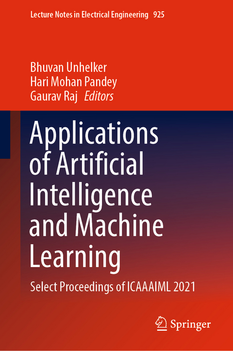 Applications of Artificial Intelligence and Machine Learning - 