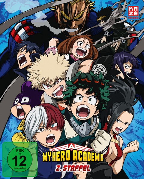 My Hero Academia - 2. Staffel - Gesamtausgabe - Blu-ray Box (5 Blu-rays) [mit Schuber] - Kenji Nagasaki