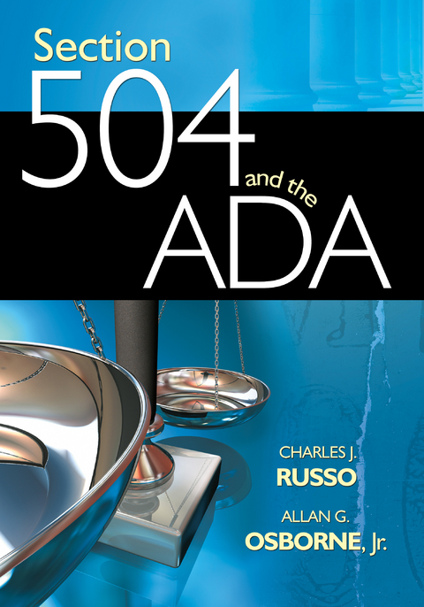 Section 504 and the ADA - Charles Russo, Allan G. Osborne