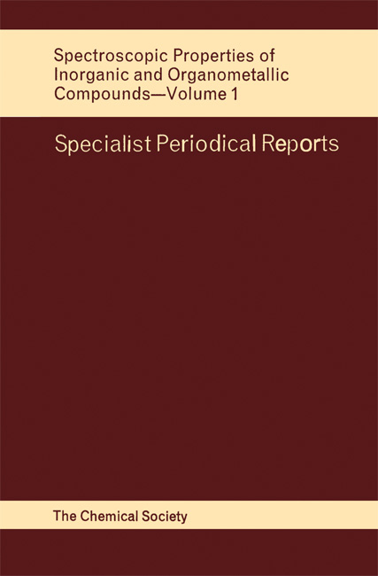 Spectroscopic Properties of Inorganic and Organometallic Compounds - 