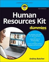 Human Resources Kit For Dummies - Butcher, Andrea