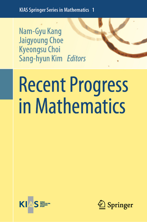 Recent Progress in Mathematics - 