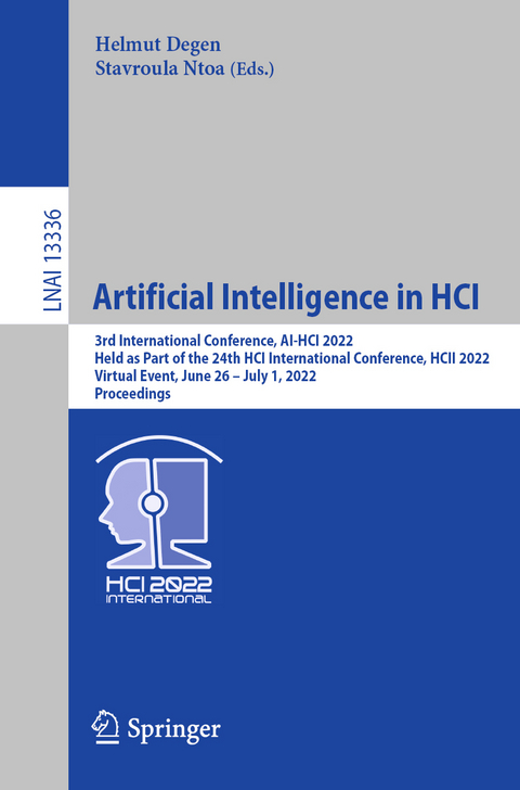 Artificial Intelligence in HCI - 