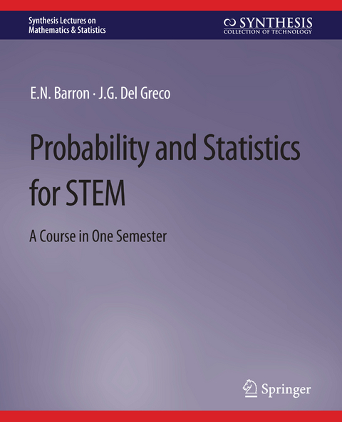 Probability and Statistics for STEM - E.N. Barron, J.G. Del Greco