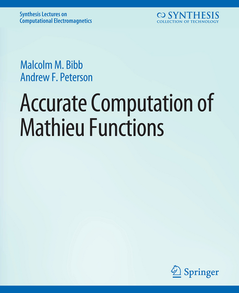 Accurate Computation of Mathieu Functions - Andrew Peterson, Malcolm Bibby