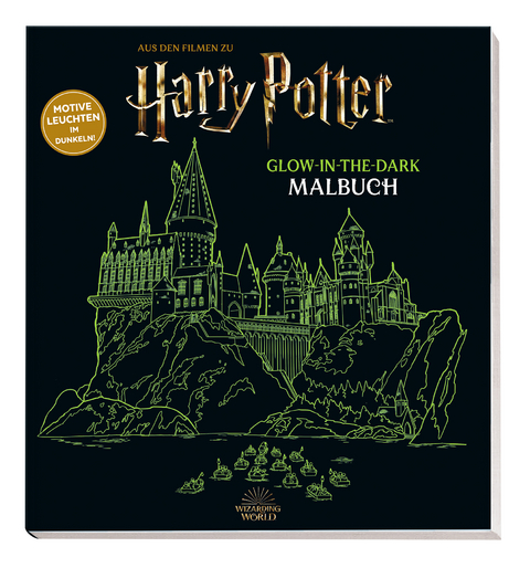 Aus den Filmen zu Harry Potter: Glow-in-the-Dark Malbuch -  Panini