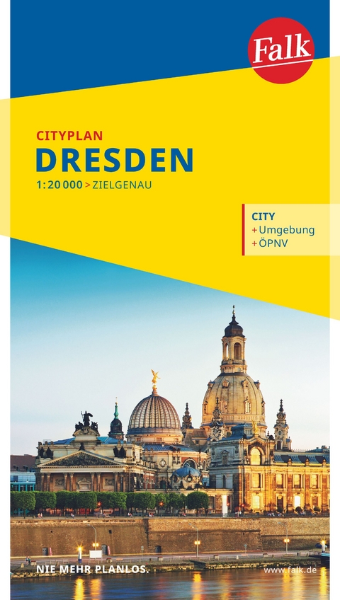 Falk Cityplan Dresden 1:20.000