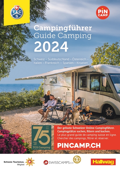 TCS Schweiz & Europa Campingführer 2023