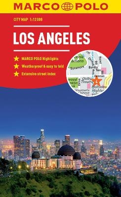 Los Angeles Marco Polo City Map - pocket size, easy fold, Los Angeles street map