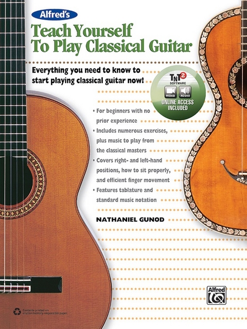 Alfred's Teach Yourself to Play Classical Guitar - Nathaniel Gunod