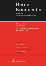 Die Ungültigkeit der Verfügungen - Art. 519-521 ZGB - Benedikt Seiler, Thomas Sutter-Somm, Dario Ammann