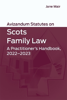 Avizandum Statutes on Scots Family Law - 