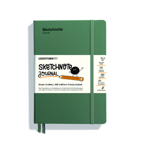 Sketchnote Journal DE (Olive) - 