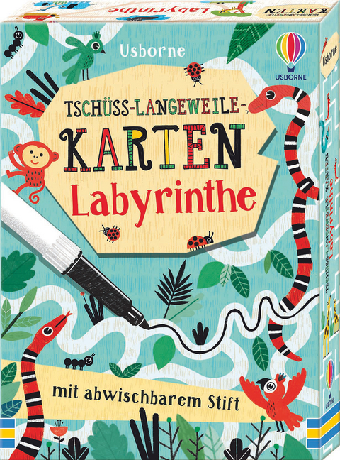 Tschüss-Langeweile-Karten: Labyrinthe - Lucy Bowman