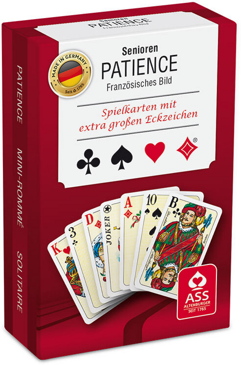 Senioren Patience, französisches Bild - 