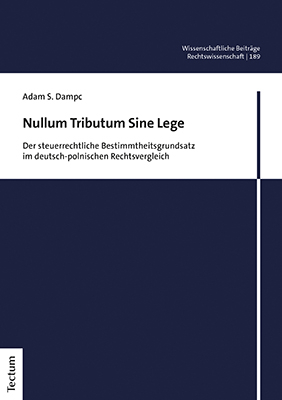 Nullum Tributum Sine Lege - Adam S. Dampc