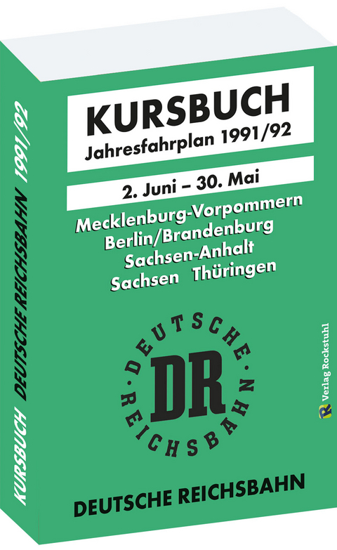 Kursbuch der Deutschen Reichsbahn - Jahresfahrplan 1991/92 - 