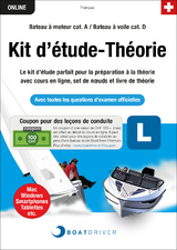 BoatDriver - Kit d'étude pour la théorie: Bateau à moteur cat. A / bateau à voile cat. D