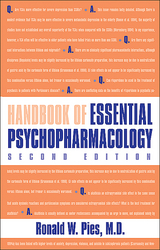 Handbook of Essential Psychopharmacology -  Ronald W. Pies