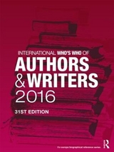 International Who's Who of Authors and Writers 2016 - Publications, Europa