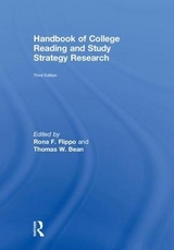 Handbook of College Reading and Study Strategy Research - Flippo, Rona F.; Bean, Thomas W.