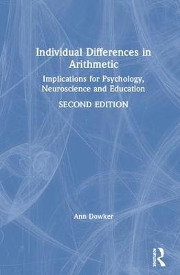 Individual Differences in Arithmetic - Ann Dowker