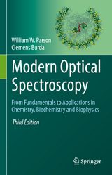 Modern Optical Spectroscopy - Parson, William W.; Burda, Clemens