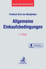 Allgemeine Einkaufsbedingungen - Westphalen, Friedrich von