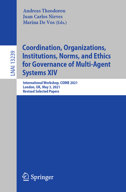 Coordination, Organizations, Institutions, Norms, and Ethics for Governance of Multi-Agent Systems XIV - 