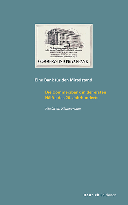 Eine Bank für den Mittelstand - Nicolai M. Zimmermann