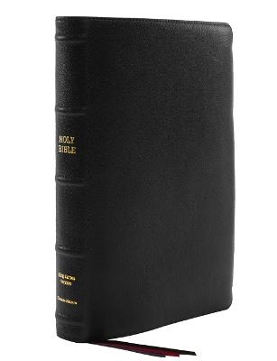 KJV Holy Bible: Large Print Thinline, Black Goatskin Leather, Premier collection, Red Letter, Comfort Print: King James Version - Thomas Nelson