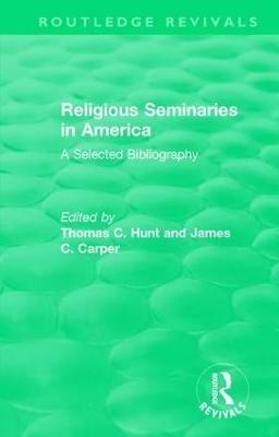 Religious Seminaries in America (1989) - 