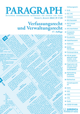 Paragraph - Verfassungs- und Verwaltungsrecht - 