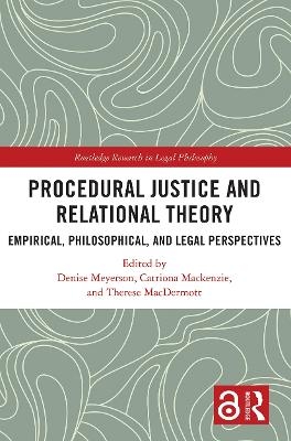 Procedural Justice and Relational Theory - 