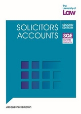 SQE - Solicitors Accounts 2e - Kempton, Jacqueline