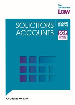 SQE - Solicitors Accounts 2e - Jacqueline Kempton