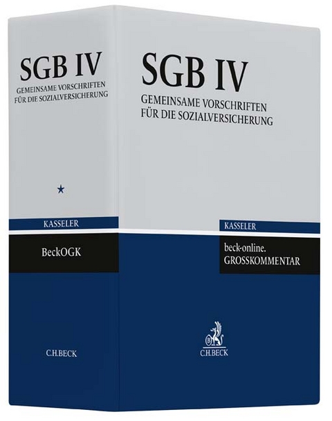 beck-online.GROSSKOMMENTAR zum SGB (Kasseler Kommentar) Ordner SGB IV 86 mm