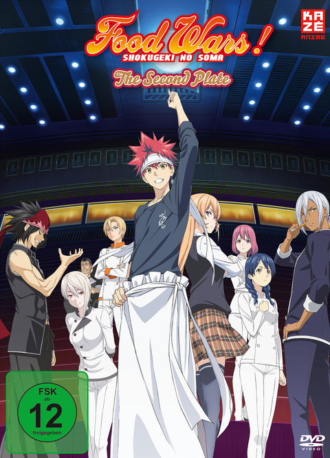 Food Wars! The Second Plate - Gesamtausgabe (2 DVDs) - Yoshitomo Yonetani